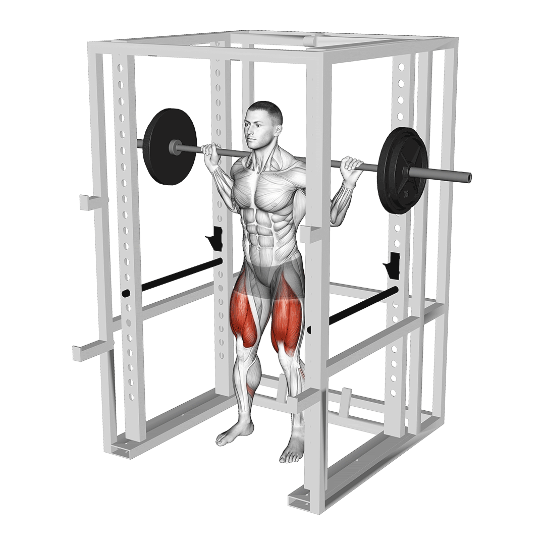 اسکوات اندرسون (Anderson Squat) — حرکت چهارسر (آموزش تصویری)