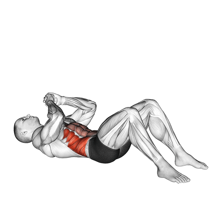 کرانچ ضربدری (Elbow To Knee Sit Up Movement) — حرکت شکم (آموزش تصویری)