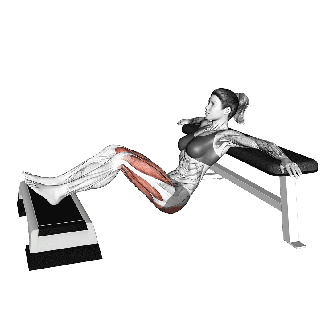 هیپ تراست با پاشنه بالا (Heel Elevated Hip Thrust) — حرکت باسن (آموزش تصویری)