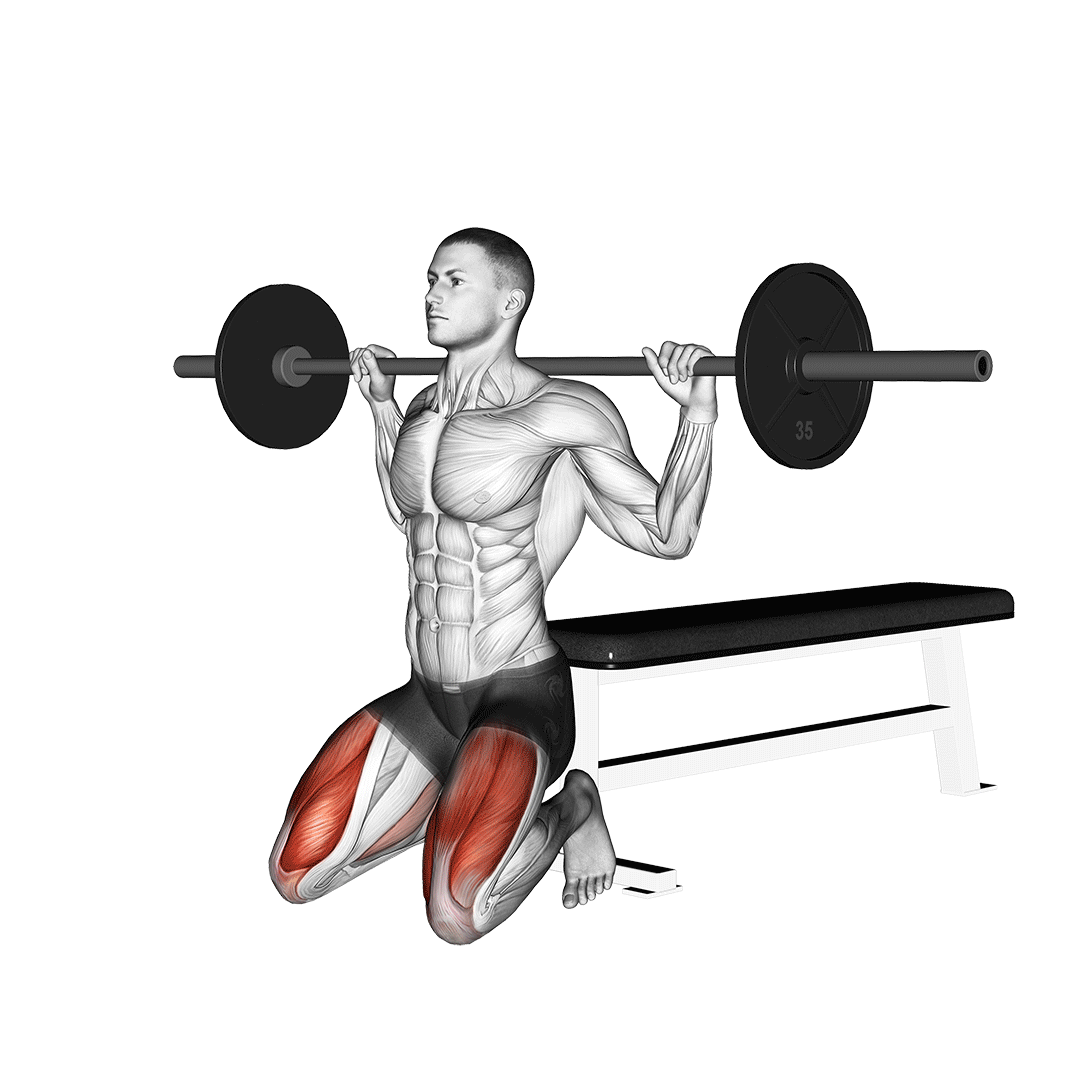 اسکوات زانو زده (How To Do A Kneeling Squat) — حرکت باسن (آموزش تصویری)