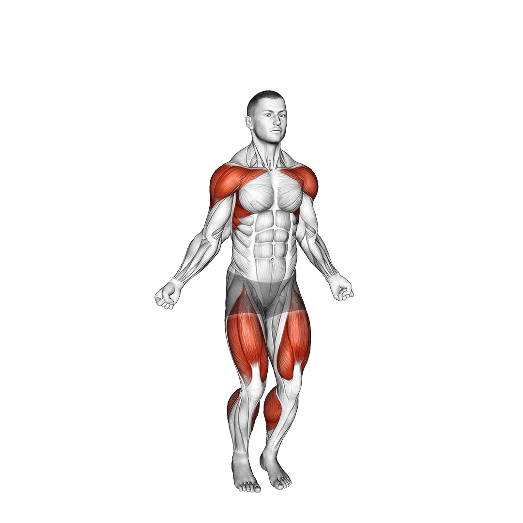 طناب زدن بدون طناب (Jump Rope Without Rope) — حرکت هوازی (آموزش تصویری)