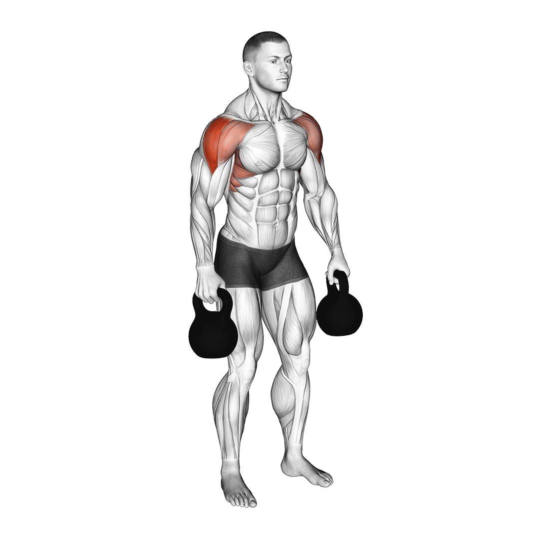 نشر جانب کتلبل (Kettlebell Lateral Raise) — حرکت سرشانه (آموزش تصویری)