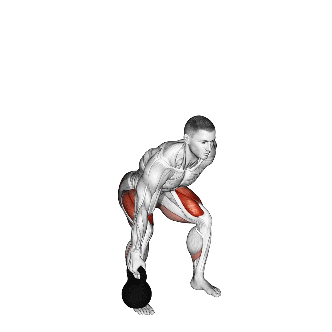 ددلیفت تکدست کتلبل (Kettlebell Single Arm Deadlift) — حرکت پشت (آموزش تصویری)