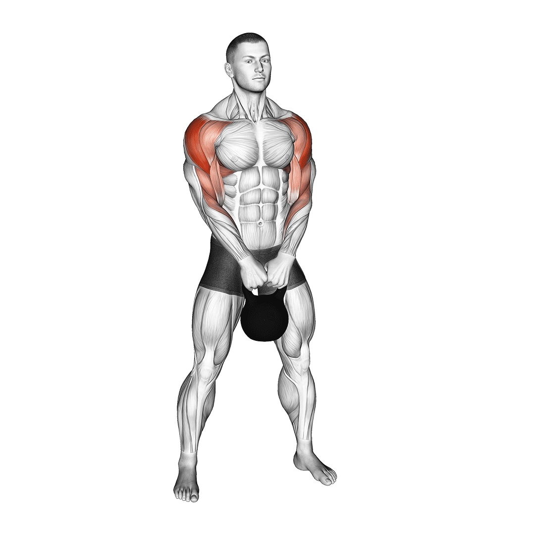 نشر خم کتلبل (Kettlebell Upright Row) — حرکت سرشانه (آموزش تصویری)