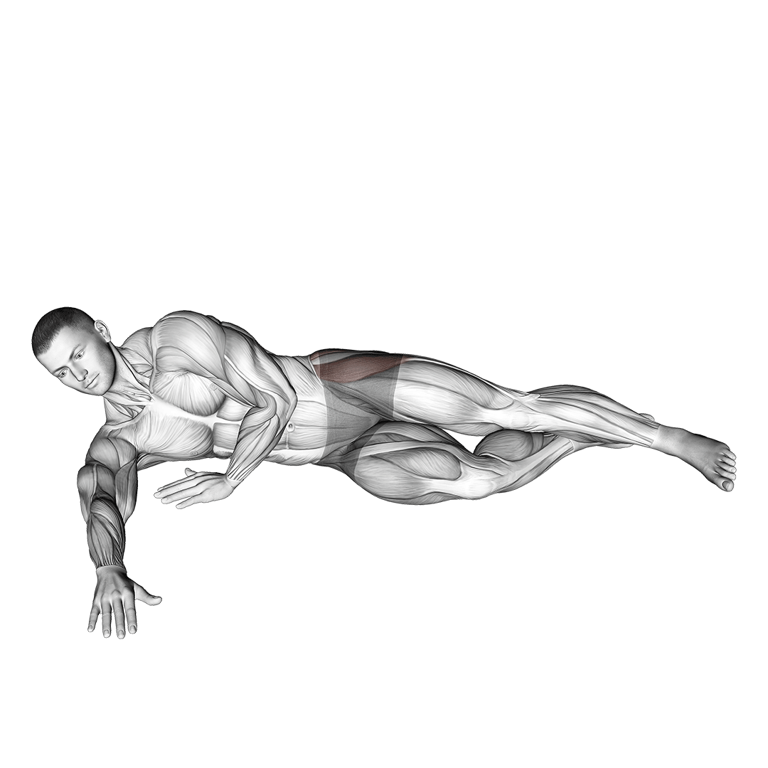 دور کردن پا از پهلو (Lying Side Hip Abduction) — حرکت باسن (آموزش تصویری)