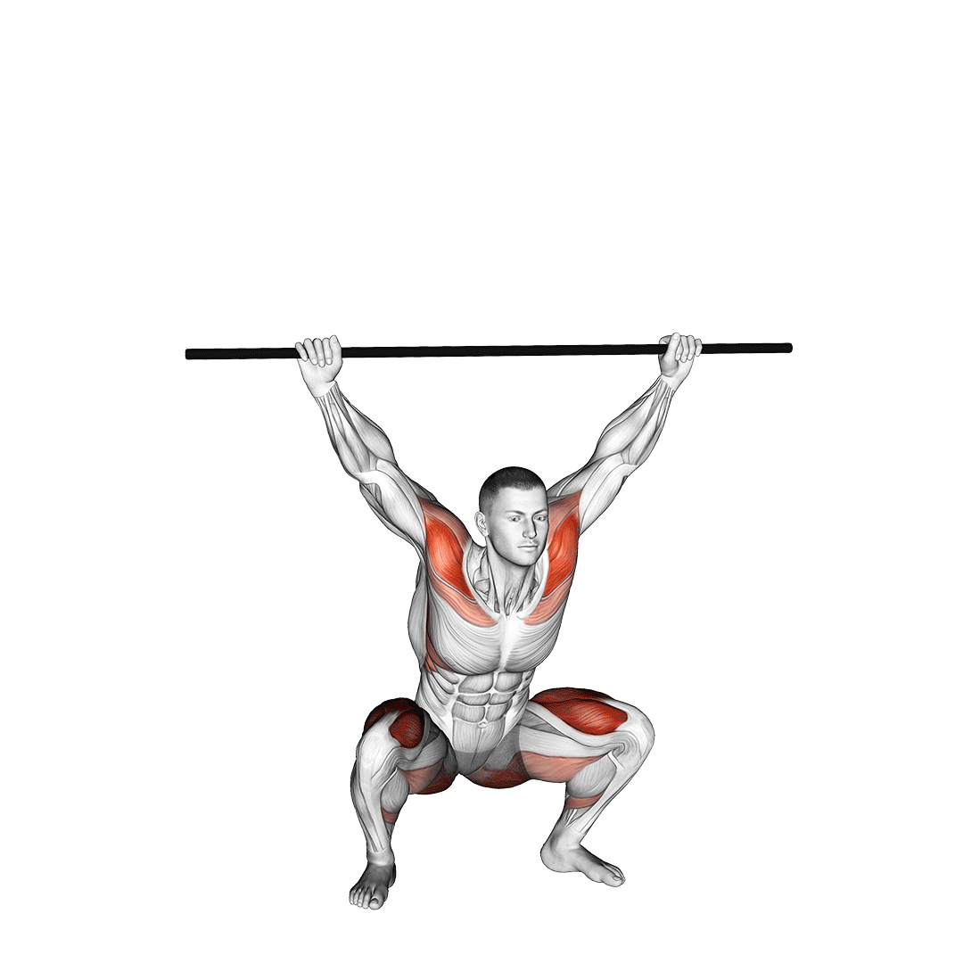 اسکوات بالای سر (Overhead Squat) — حرکت چهارسر (آموزش تصویری)