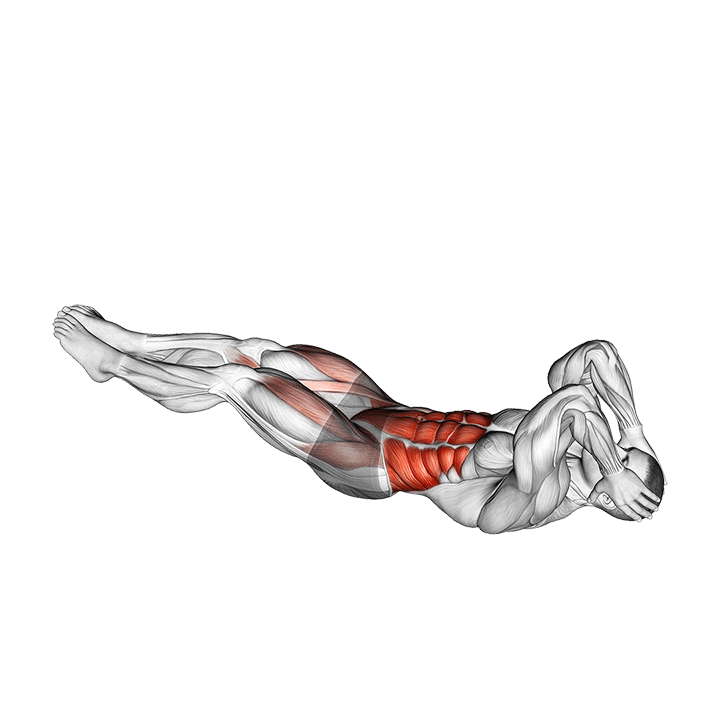 شکم خلبانی خوابیده (Reverse Crunch) — حرکت شکم (آموزش تصویری)