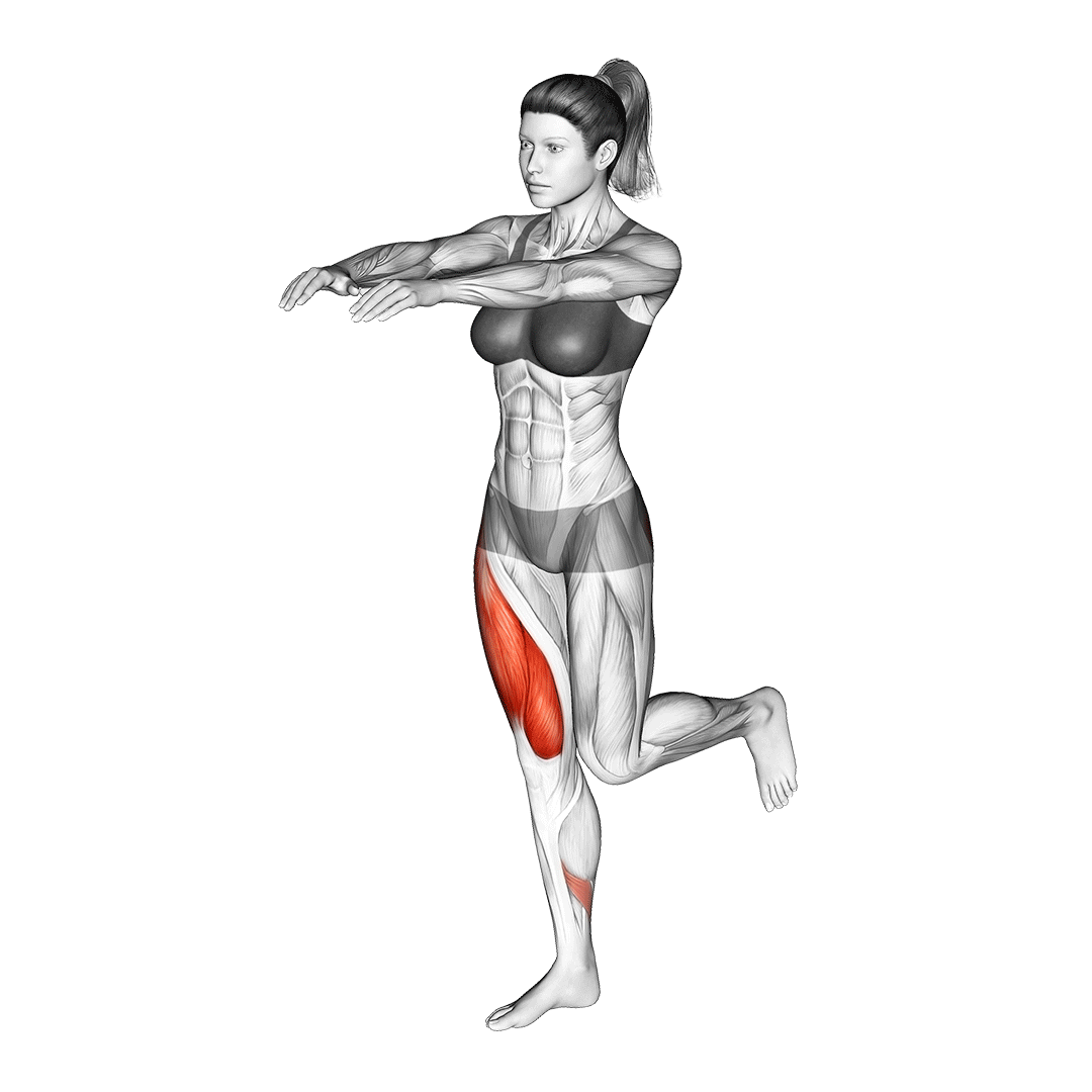 اسکوات اسکیت‌باز (Skater Squat) — حرکت چهارسر (آموزش تصویری)