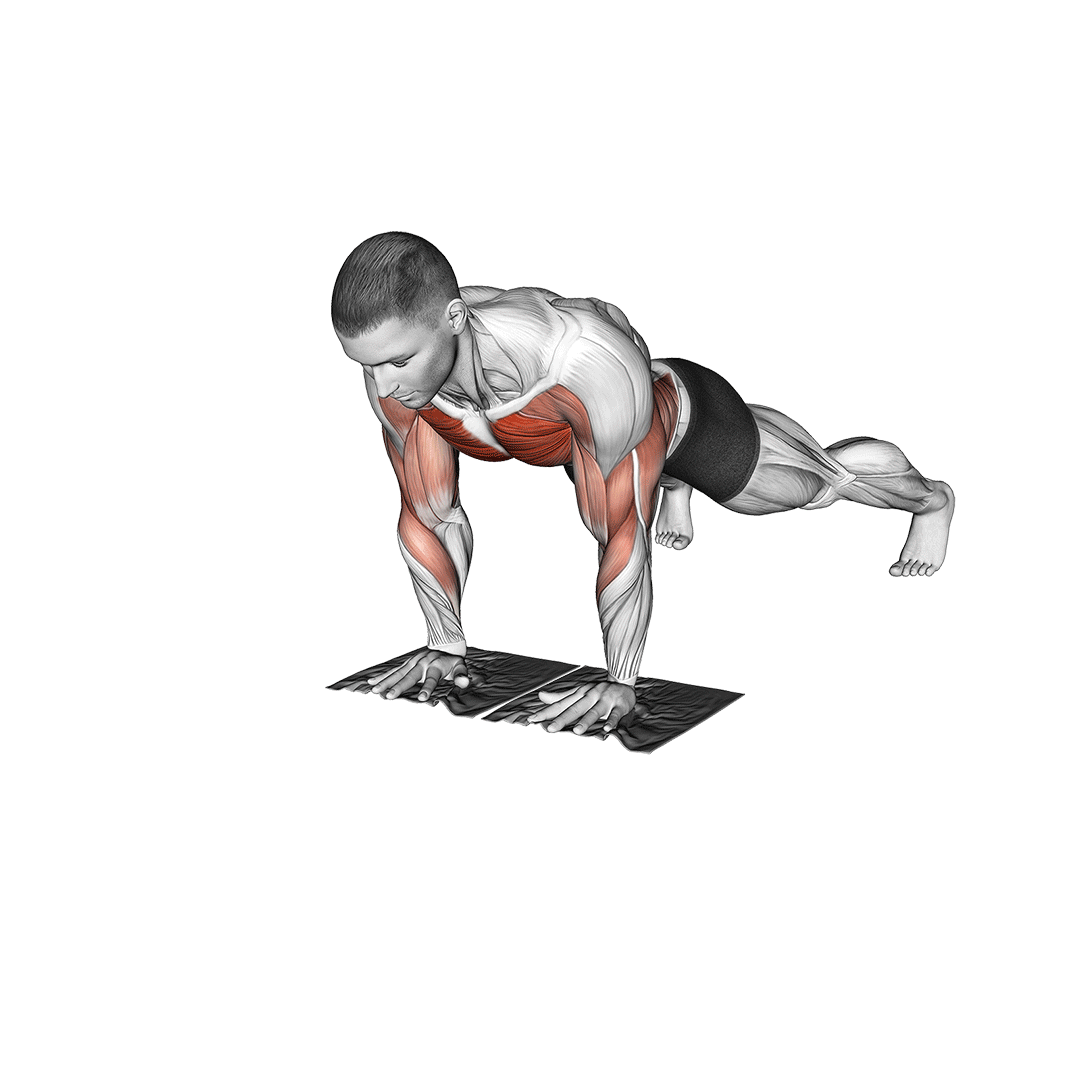 شنا سوئدی با اسلایدر (Slider Push Ups Muscles) — حرکت سینه (آموزش تصویری)